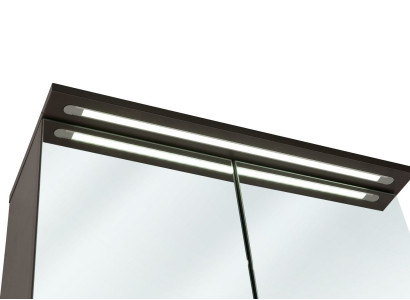 Spiegelschrank Wandschrank Badezimmerschrank mit Deko Spiegel 80 cm LED