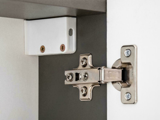 Badezimmer Hochschrank mit Spiegel Tür Regal Badschrank Badmöbel