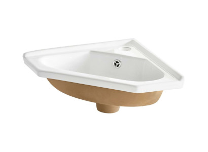 Eckwaschbecken Keramik Waschtisch Waschbecken Aufsatzwaschtisch