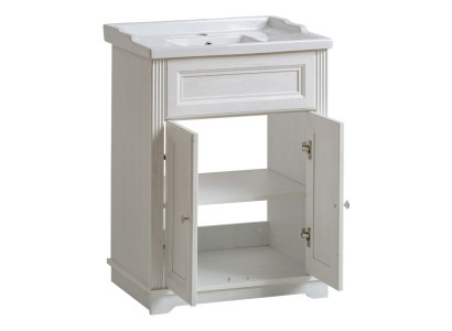 Badmöbel Antik Stil Becken Landhaus Badezimmer 60cm Waschbecken