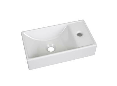 Keramik Waschtisch Waschbecken Aufsatzwaschtisch Weiß Waschbecken Waschtisch