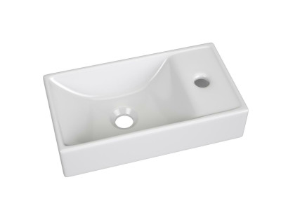 Keramik Waschtisch Waschbecken Aufsatzwaschtisch Weiß Waschbecken Waschtisch
