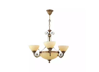 Takkrona lampa taklampa krona krona glas beige artikel