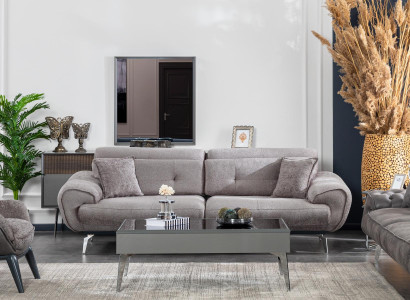 Italienische Stilmöbel Wohnzimmer Luxus Sofa Design Couch Dreisitzer