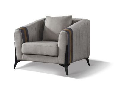 Moderner Sessel Fernseh Design Polster Sofa Couch Couchen Sofas Textil
