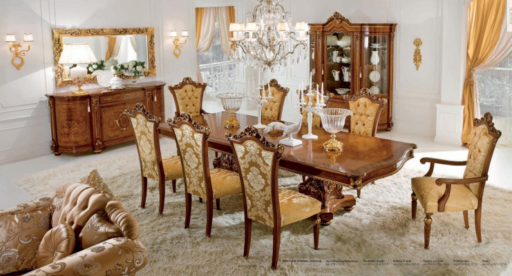 Esstisch Essecke Tisch Groß Tische Luxus XXL Esszimmer Barock