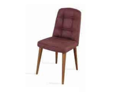 Original ein rosa Stuhl auf Beinen auf Holzbeinen für Ihr Esszimmer Neues Modell