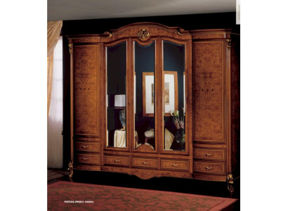 Kleiderschrank Schränke Schlafzimmer Holz Möbel Schrank Braun Groß