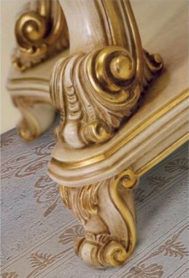 Garnitur Schminktisch Spiegel Konsolentisch Set Beige Schlafzimmer