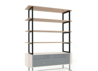 Regal Regal Aufbewahrung Wohnwand Aktenschrank Büro Office Schrank