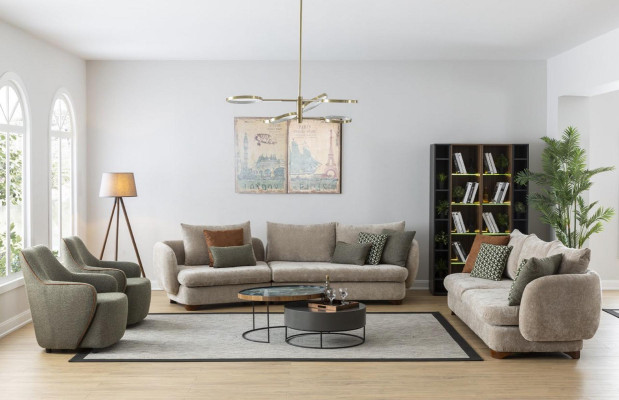 Sessel Luxus Couch 1 Sitzer Sofa Textil Stoff Couchen Relax Club Möbel