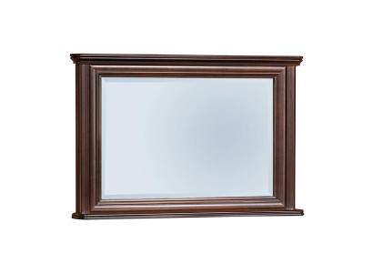 Klassisk designerspegel med äkta träram XXL 107x71 spegel - Modell W-L2