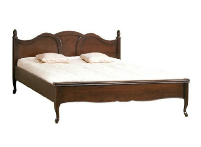 Klassisches Bett Doppelbett Betten Leder Textil Echtes Antik Stil Holz
