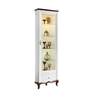 Massivholz Echtholz Handarbeit Klassische Vitrine Vitrinen Schrank Vitrinen MIWN 