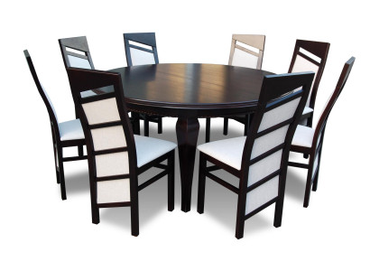 Esstisch + 8 Stühle Esszimmer Set Essgruppe Klassischer Tisch 9tlg Stuhl Tische