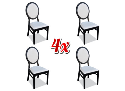 Esszimmerstuhl Sessel Massivholz Polster Stühle Gastro Set 4x Esszimmer Textil