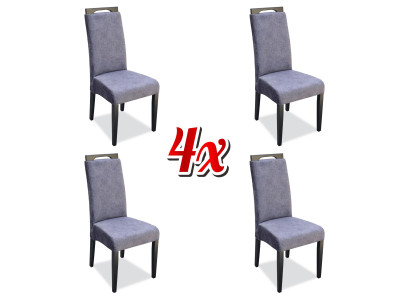 Küche Ess Gruppe Set Stuhl Garnitur Sitz Polster Holz 4x Stühle Lehn Stühle