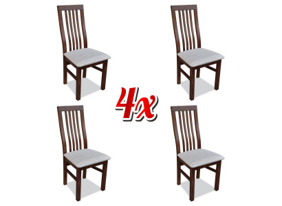 Textil Sitz Sessel Set Neu Club Fernseh Stuhl 4x Esszimmer Polsterstuhl Lounge