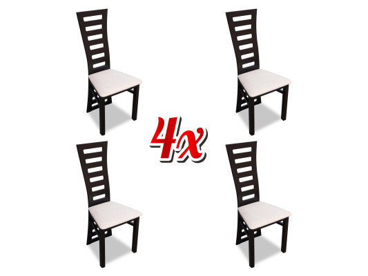 Esszimmerstühle Neu Textil Set 4x Massiv Holz Stuhl Esszimmerstuhl Küchen Stühle