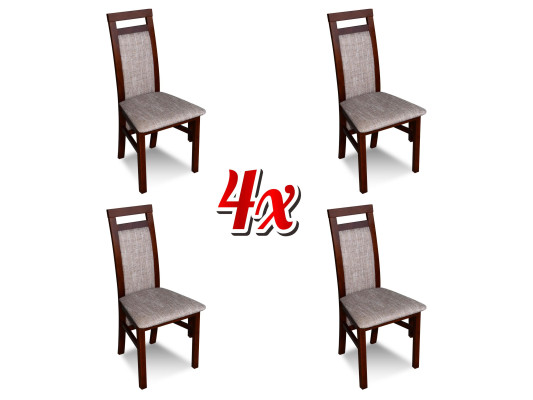 Modernes Stuhl Set Sitz Polster Garnitur Esszimmer 4x Stühle Küche Gruppe Neu
