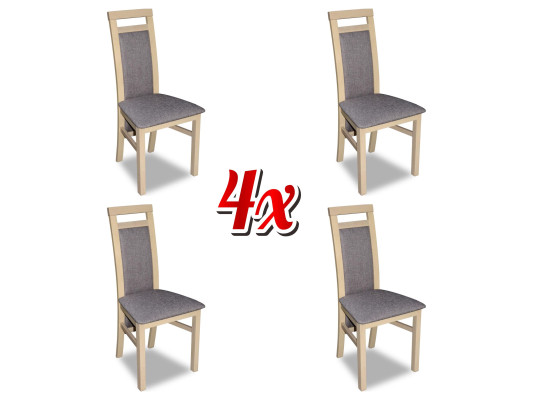 Modernes Stuhl Set Sitz Polster Garnitur Esszimmer 4x Stühle Küche Gruppe Neu