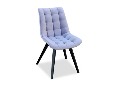 Esszimmer Stühle Polster Textil Design Modern Grau Luxus Lehnstuhl