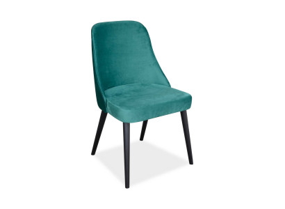 Esszimmer Stühle Stoff Stuhl Sitz Polster Holzstuhl Grün Holz Modern Neu