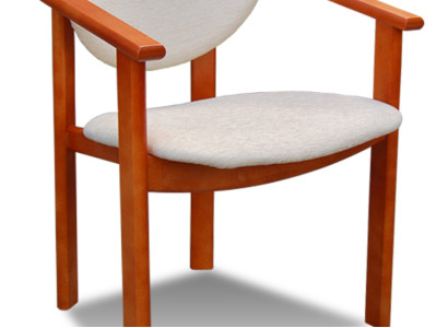 Luxus Design Polster Stuhl Stühle Sitz Lehn Büro Esszimmer Massiv Holz K27 Neu