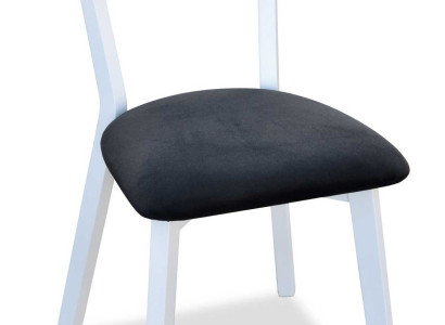 Stuhl Design Holzstuhl Esszimmerstuhl Luxus Holz Weiß Möbel Stühle Neu