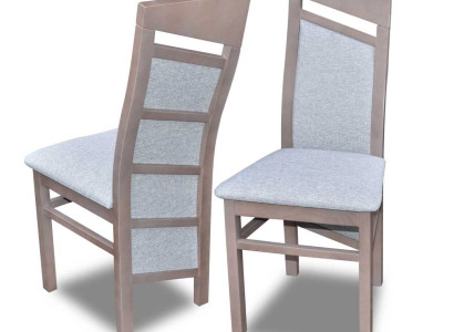 Massivholz Stuhl Esszimmerstuhl Designer Textil Stuhl Stühle Esszimmerstühle K61 !