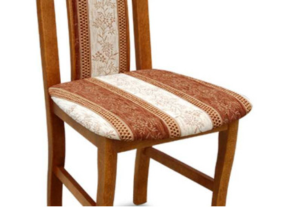 Stuhl ohne Armlehne Esszimmerstuhl Holz Stoff Esszimmer Design Sessel