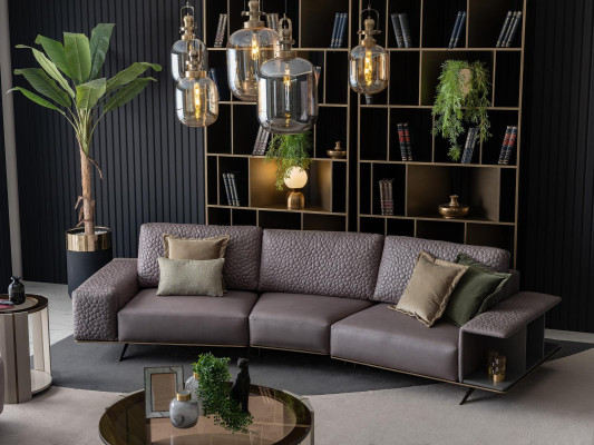xxl sofa Couch Polster Möbel abgerundete Couch Sofas Big Couchen 363cm
