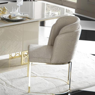 Luxus Esszimmer Set Esstisch mit 4x Lehnstuhl Essgruppe Essgarnitur Stuhlgruppe