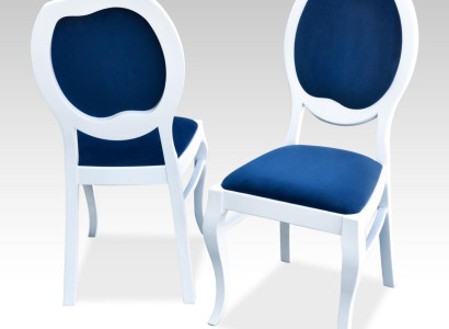 Moderner Stuhl Sitz Polster Garnitur Esszimmer Stühle Lehn Textil Lehnstühle Neu