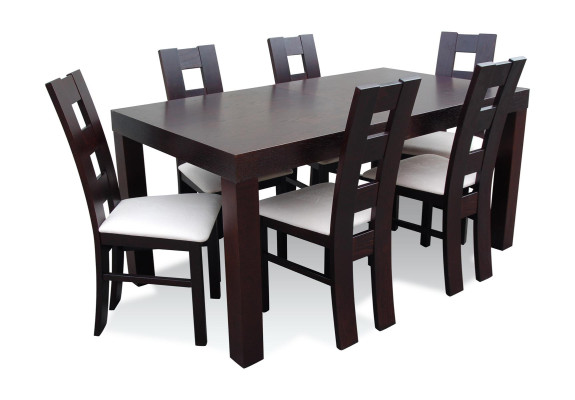 Klassische Esszimmer Möbel Essgarnitur Lehnstuhl Tisch Gruppe 7tlg.Set Klassisch