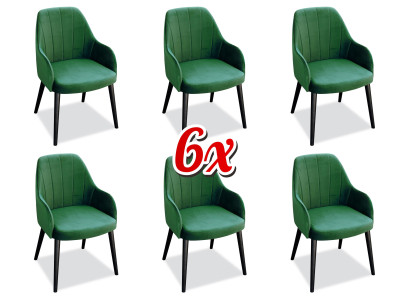 Esszimmer Stuhl Stühle Sitz Massiv Modern Holz Sessel Set 6x Luxus Restaurant