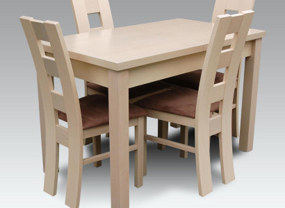 Essgarnituren Designer Esszimmer Set Garnitur Stuhl Tisch 4 Stühle Gruppe 5tlg.