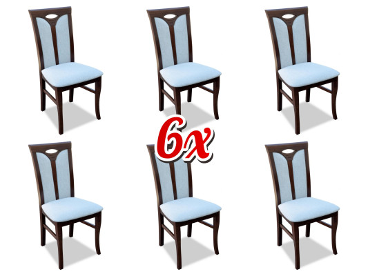 Garnitur Sessel Lounge Set Ess 6x Chair Design Polster Sitz Stühle Stuhl Gruppen