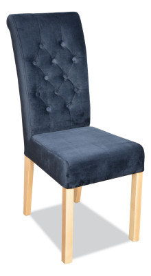 Moderne Chesterfield Esszimmerstühle 4x Stühle für Esszimmer Stoff Essgruppe Neu