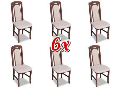 Esszimmer Stuhl Stühle Sitz Modern Massiv Holz Sessel Set 6x Luxus Restaurant