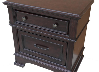 Designer Nachttisch Echtes Holz Nachttische Beistell Tische Schlafzimmer Luxus