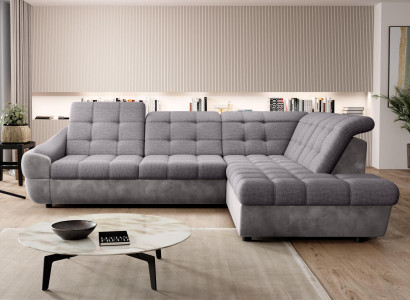 Design Sofa Couch Ecksofa Textil Polster Garnitur Wohnlandschaft Eckgarnitur Neu