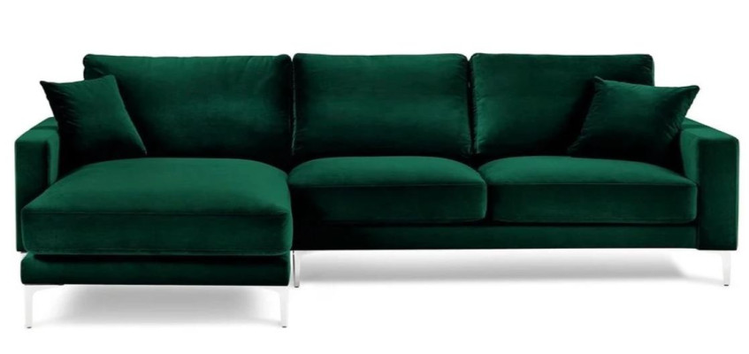 Ecksofa Blau Wohnlandschaft Couch Eckgarnitur Polster Italienische Möbel Design