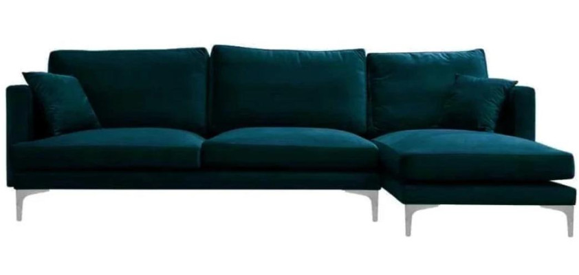 Ecksofa Blau Wohnlandschaft Couch Eckgarnitur Polster Italienische Möbel Design