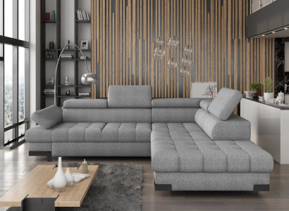 Design Ecksofa L-form Modern Sofas Textilsofa Couch Wohnlandschaft Sofa Sitz 