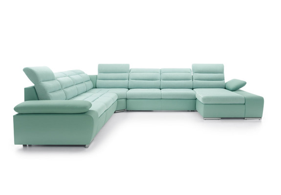 Ecksofa U-form Eckcouch Schlaffunktion Wohnlandschaft Sofa Couch Sofas Couchen