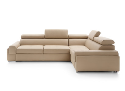 Design Ecksofa Couch Leder Textil Polster Multifunktion Sofas Wohnlandschaft Neu