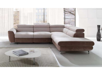 Ecksofa Wohnlandschaft Sofa mit Bettfunktion Ecksofa Couch Ecke Polster Garnitur