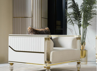 Design Suite Luxus Sessel Relax Textil Weißer Sessel Relax Sessel Moderner Luxus