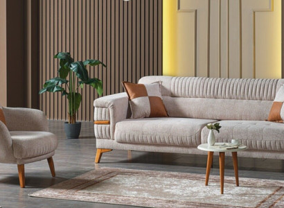 Sofagarnitur 3+1 Sitzer Modern Relax Sessel Modern Stil 2tlg Luxus Wohnzimmer